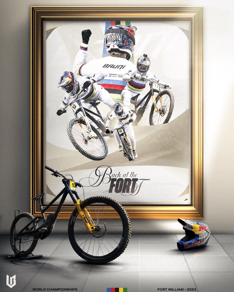 First time ever racing world champs in Fort william. I feel like the time has come for redemption on this track. I’m ready, the rig too, let’s have a good one 🤞