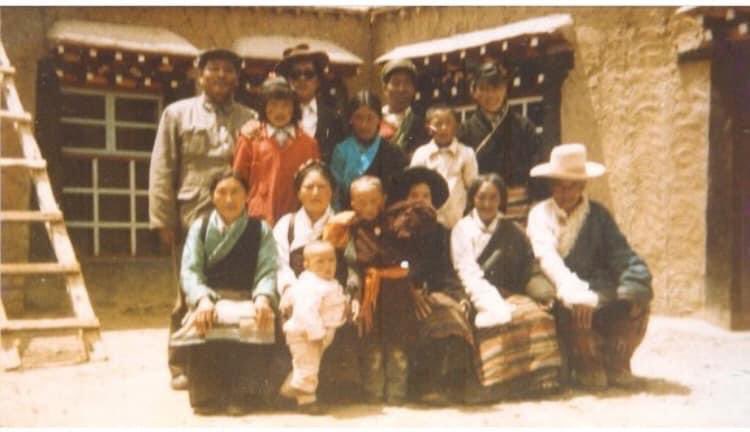 This is a rare priceless photo of the #PanchenLama and his family before he was being abducted and his families probably languishing in the Chinese gulags. China might have imprisoned him but he still lives free in the hearts and minds of every Tibetan not the #fakepanchen