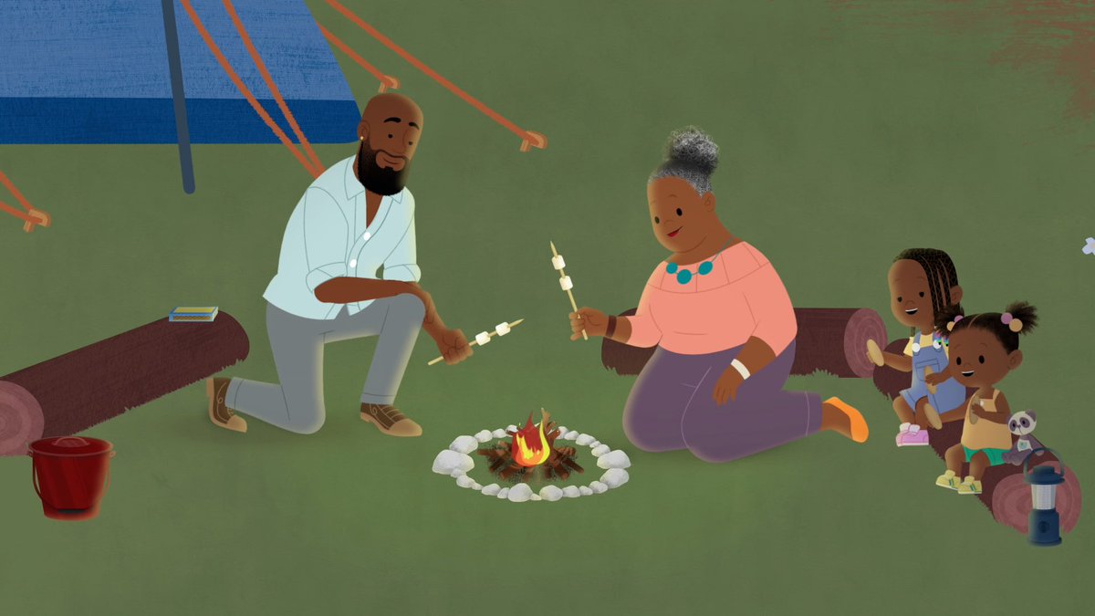ben_cajee's tweet photo. My guy Uncle Tyrell is back for the new series of JoJo &amp; Gran Gran - getting stuck into some Ashes inspired beach cricket and a bit of outdoor camping 🏏🏕️

Yes, you’d be absolutely right in thinking that he looks infinitely cooler than me.

@CBeebiesHQ | @bbcstudios https://t.co/C496CJwblG