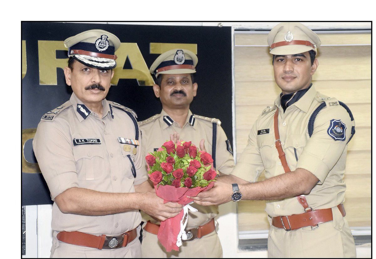 Joined as DCP in Surat City. 
<a href="/CP_SuratCity/">Surat City Police</a>