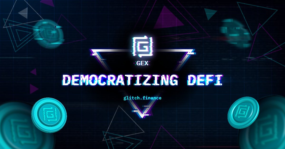 GlitchProtocol's tweet photo. GLITCH is on a mission to democratize decentralized finance, providing equal opportunities to all users.

Let's dive into how @GlitchProtocol and the #GEX are reshaping the #DeFi landscape. (1/8) https://t.co/YhyDHY2QUd