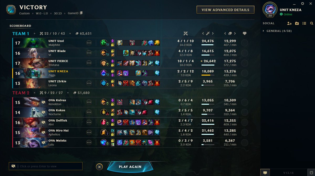 We 3:0 <a href="/cryptovaesport/">Cryptova</a> 1 more step and we get Div 1 promotion 

GGs