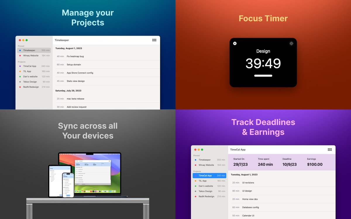 timekeeperapp_'s tweet photo. Timekeeper macOS. Coming soon. https://t.co/4MbrKIS0DG