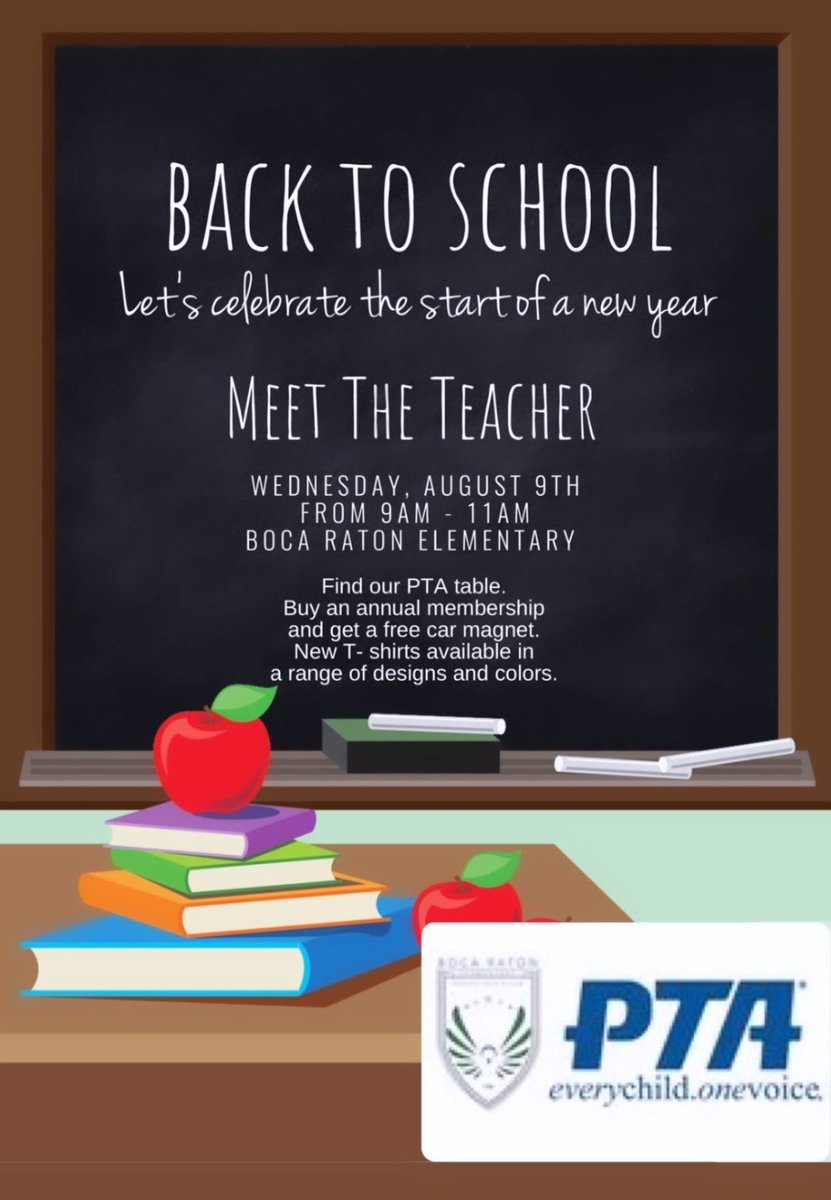 BocaRatonElem's tweet photo. Welcome back Eagles! 👩🏾‍🏫🏫🍎 https://t.co/heRDh3v2kB