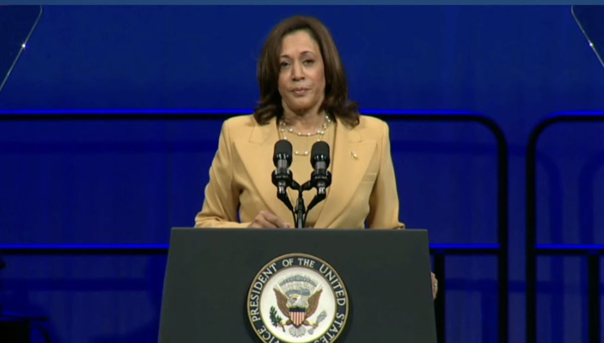 VP Kamala Harris on Gov. DeSantis "invite" to Florida to: "I'm here in Florida and I will tell you there is no roundtable, no lecture, no invitation we will accept to debate an undeniable fact: there were no redeeming qualities of slavery."