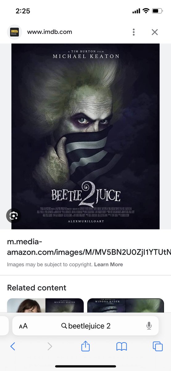 OMG!! So excited for this! #beetlejuice #michaelkeaton #timburton #spookyseason