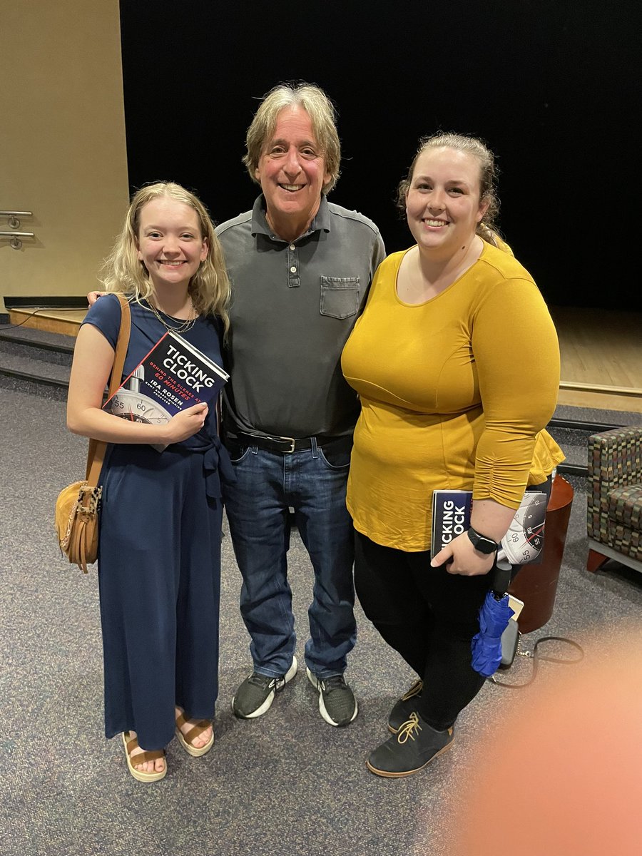 Met Ira Rosen last night and picked up his new book! It was an honor to be able to hear such a great journalist speak (and give advice)!