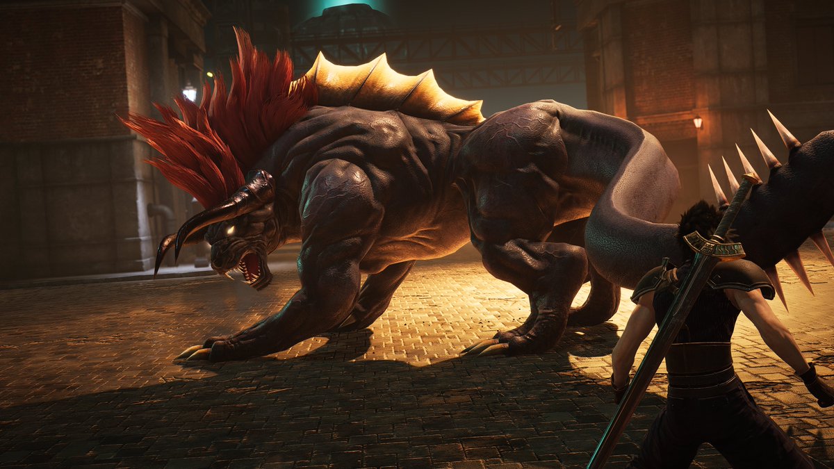 Darstagh's tweet photo. Protect and serve - even against hungry big beasts. 🐶
#FinalFantasyReunion #CrisisCore https://t.co/Bbvy1PaLfF