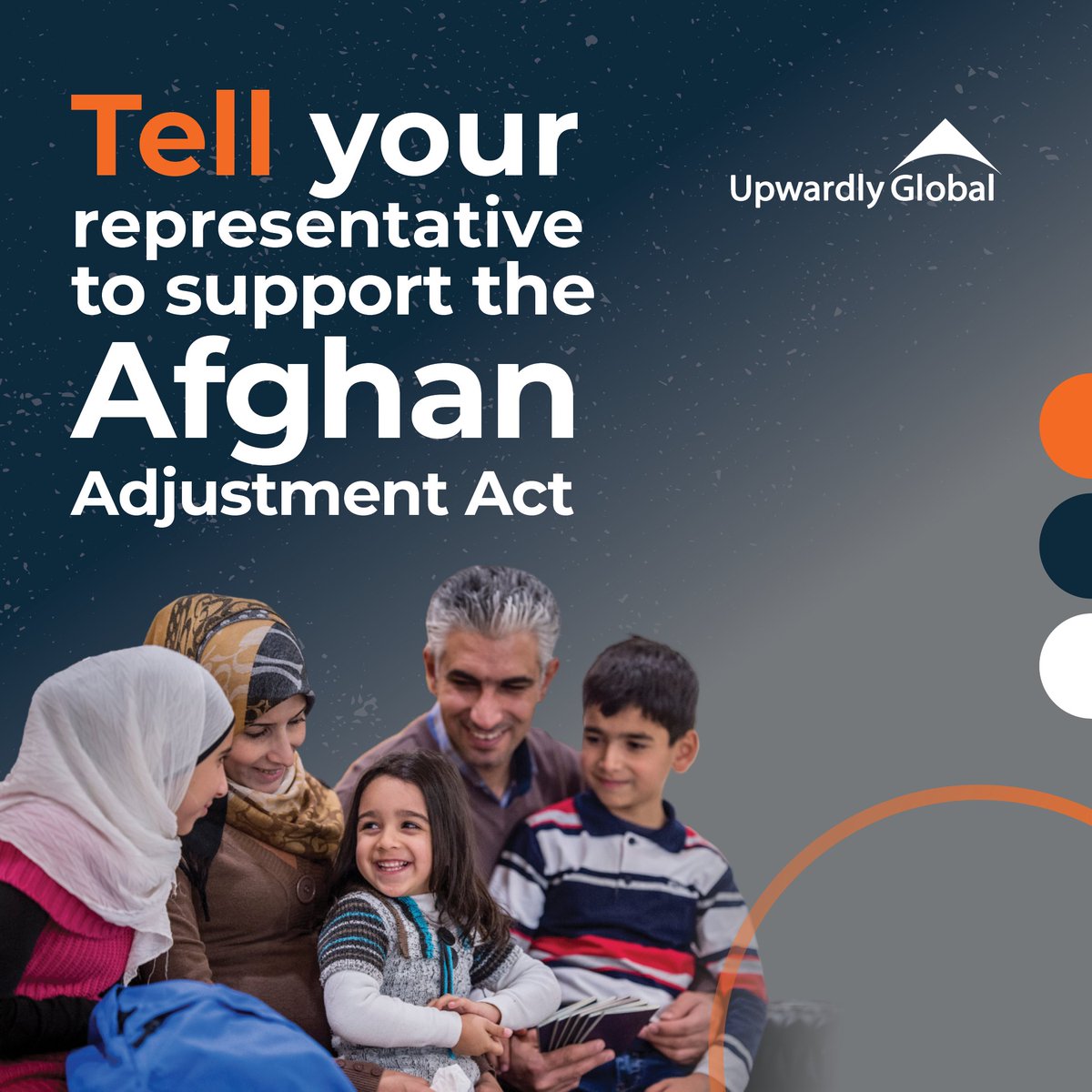 UpwardlyGlobal's tweet photo. #ISupportAAA — contact your representatives and urge them to pass the Afghan Adjustment Act to ensure our Afghan allies rights to stay and work in the U.S. 
https://t.co/W4DWpfE0Fu

#PasstheAAA #AfghanAdjustmentAct #SupportAfghanNewcomers #KeepthePromise https://t.co/5McrSkrDCJ