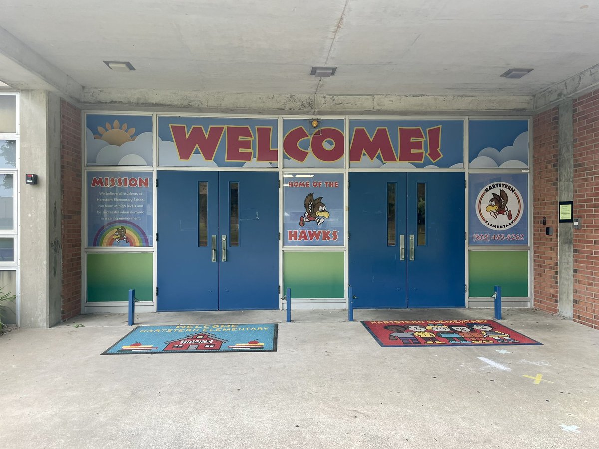 We are getting “Back to School” pretty! Look how cute our front entrance is! See everyone on August 8th from 1-3:30 for our Back to School Bash! <a href="/JCPSKY/">JCPS</a> <a href="/JCPSlatino/">JCPS en Español</a> <a href="/JCPSZone2/">Elementary Zone 2</a> <a href="/jmarie2011/">Jennifer Neighbours</a> <a href="/LaquettaCarter7/">Laquetta, NBCT, Ed.S</a>