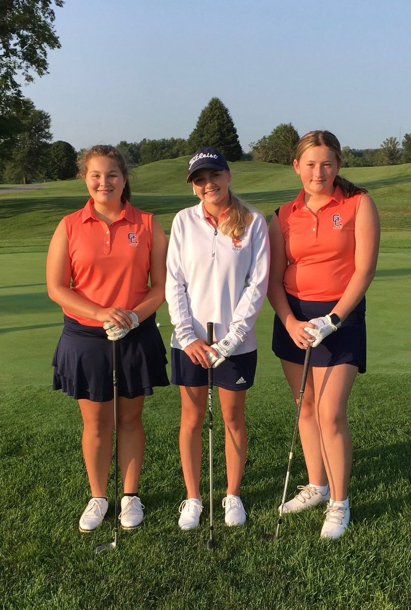 GC_GOLF's tweet photo. Girls tackled Gibson Bay GC in Richmond today. Beautiful course. Natalie Garrett, Alyssa Merrifield &amp; Amelia Newton representing the Lady Cougars. These girls never quit competing. @K105sports @GCHS_AD @DannyCougarPage https://t.co/GrnBTZgZPU