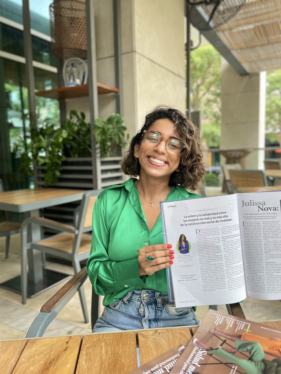 Feliz de ser parte de la más reciente edición de la revista <a href="/eldineromujer/">eldineromujer</a> , un proyecto que siempre he admirado y un gran acierto de <a href="/elDineroDO/">Periódico elDinero</a> de la mano de mi admirada colega <a href="/DanielisFermin/">Danielis Fermín</a> , su directora y el gran equipo que le acompaña.