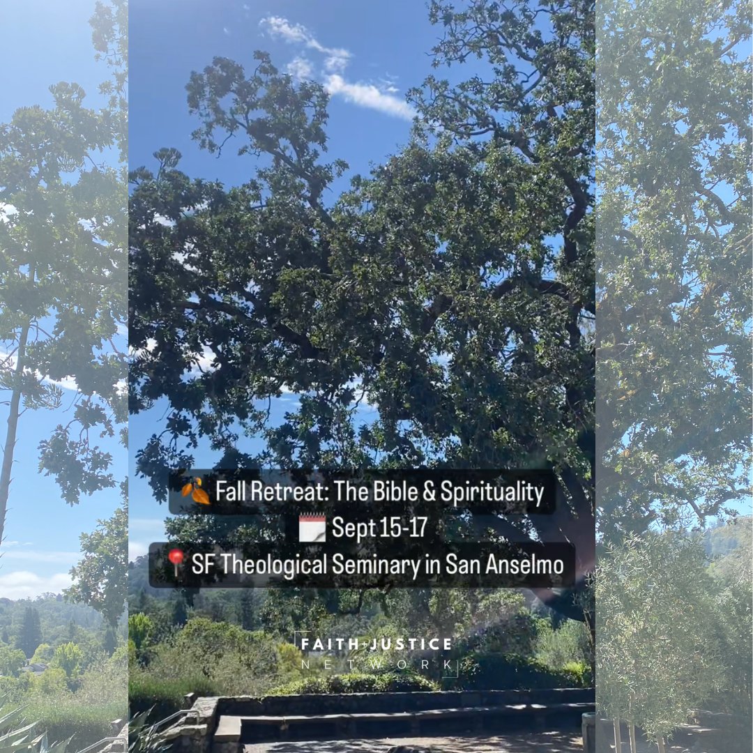 FaithJusticeNet's tweet image. JOIN US! F+J Fall Retreat, Sept 15-17: A time of community, learning together (w/a great lineup of speakers), great meals &amp;amp; exploring the beautiful area on/around campus. Weekend-Sat only-streaming options avail. Register by 9/1 to reserve your spot! faithjustice.net/bible-and-spir…