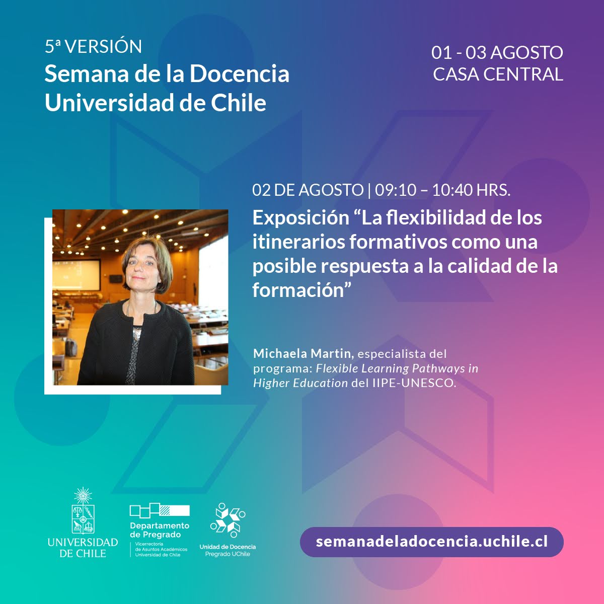 uchile's tweet photo. Mañana desde las 09:00hrs. tendremos la segunda jornada de la Semana de la Docencia Uchile 2023: Transiciones para la transformación de la educación superior. Más info en: https://t.co/JQ2SaT6XG0 y en https://t.co/5f0ej9X3J3 https://t.co/xRObzitjc3