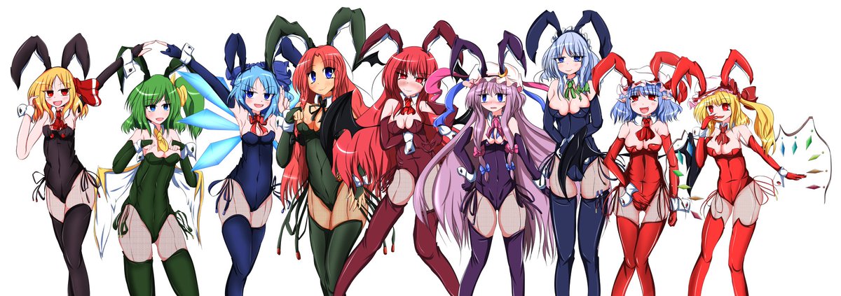 #バニーの日 
過去絵をこう見るとバニーが少しづつ上手くなってる感じがする 