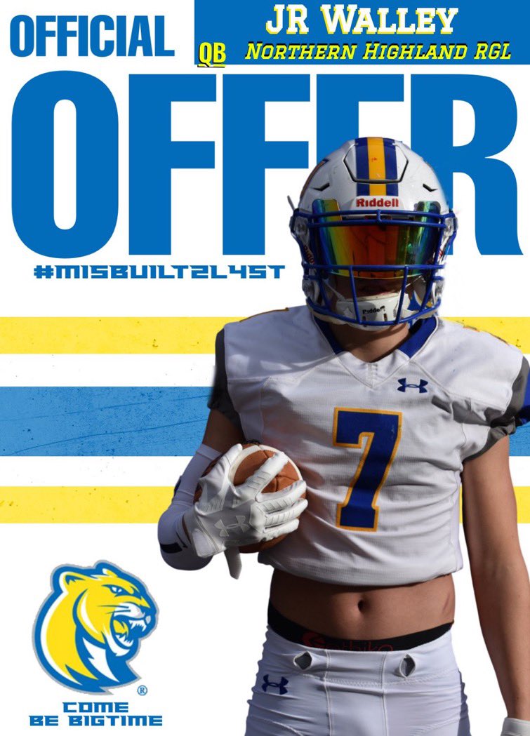 jrwalley_QB's tweet photo. I am extremely and truly grateful to receive an offer to play college football at @MUCougarsFB!  Thank you coaches @MisericordiaHFC, @K_Price73, @Coach_Cottle, and @JaretJystad for this opportunity!
@coachdcord @desalvocrew @NHighlandsFB @LamarMcKnight_ https://t.co/C2pPA7z6FI