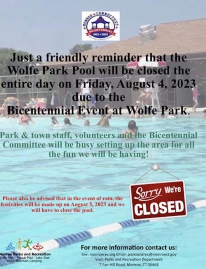 Monroe CT Parks and Recreation (@monroect_pr) on Twitter photo 