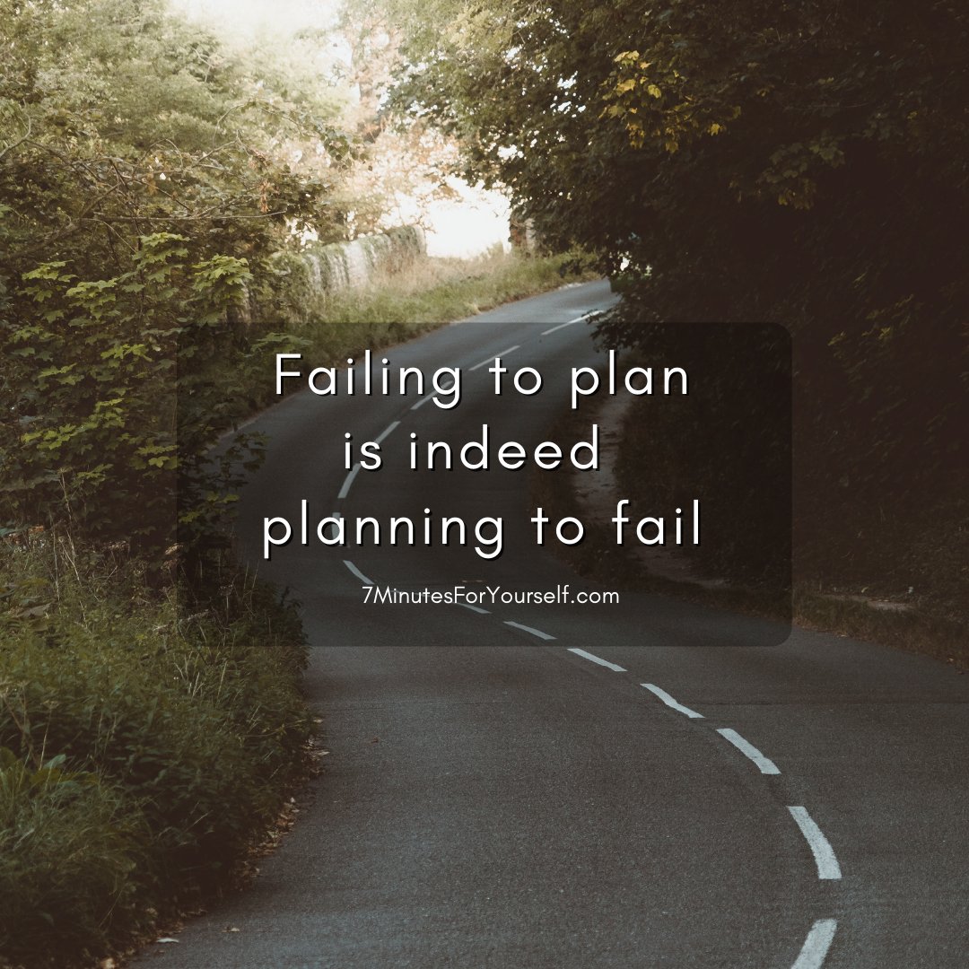 7minforyourself's tweet photo. #FailingToPlan📉📝
#PlanningToFail💣🚫
#SuccessNeedsAPlan🏆🗓️ https://t.co/SDseEsxCcU