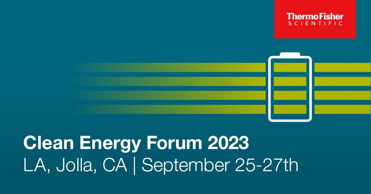 3dxrays's tweet photo. @thermofisher is co-hosting the first inaugural #CleanEnergyForum alongside @YingShirleyMeng. Join us to hear from academia and industry experts on the latest advancements and research in #BatteryTechnology. Spots are limited! https://t.co/iOCCSokbjt https://t.co/NcvLJCw38S https://t.co/XdMVBw0P5X