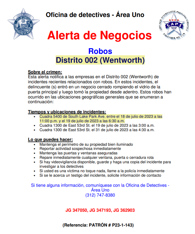 CPD Area One Detectives tweet media