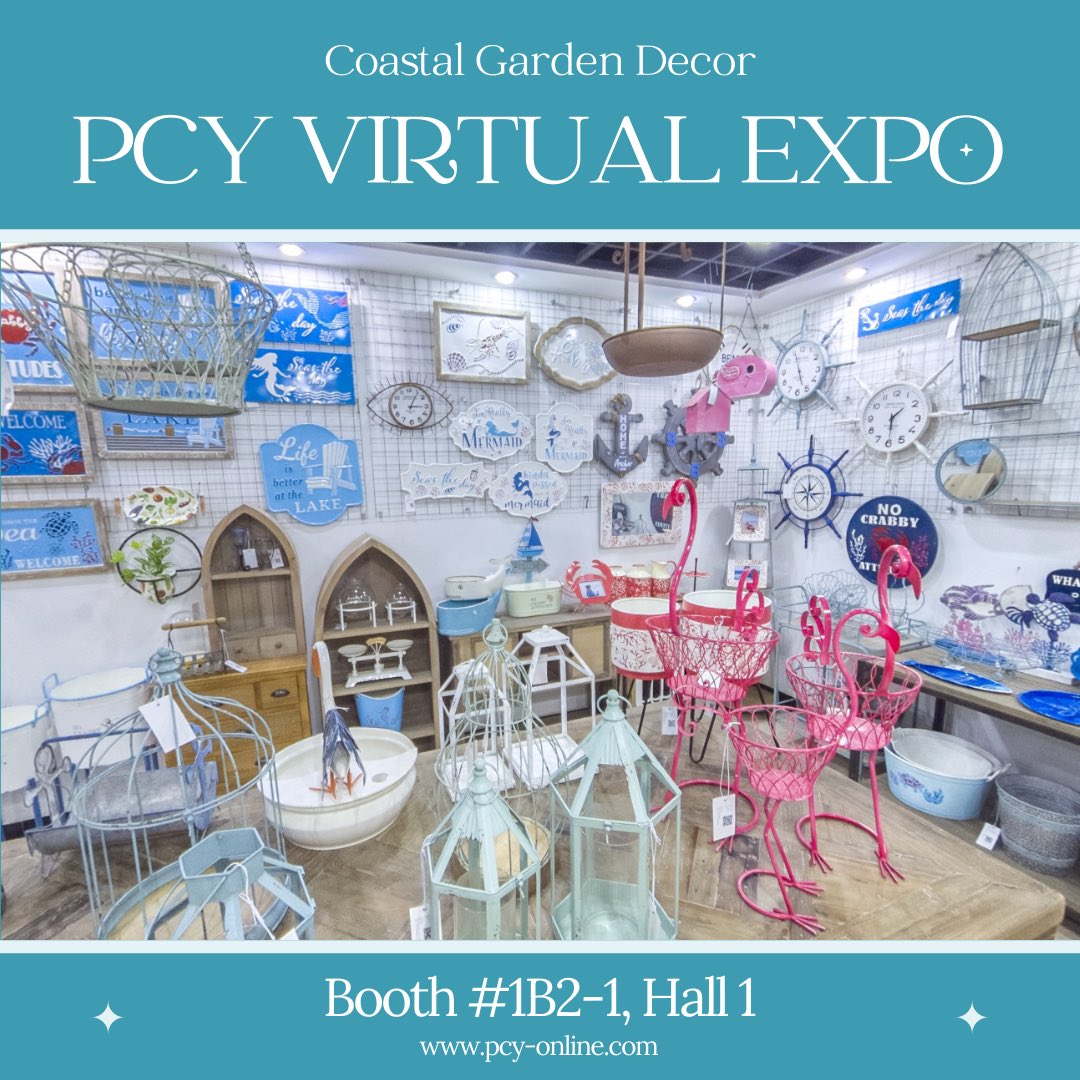 Hello August!⛱️😎🍹

Summer still going we still need some coastal garden decors till the end of this month.🌊🚢⚓️🐠🦩 

#coastaldecor #summerdecor #wholesalehomedecor #gardendecor #metaldecor #famrhousestyle #onlineshopping #exhibition #tradeshow #tradefair #b2b #b2bevents