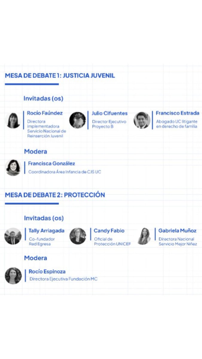 ¡Aún puedes inscribirte! Junto a <a href="/fproyectob/">Fundación Proyecto B</a> te invitamos al seminario "Niñez y Adolescencia: desafíos y oportunidades de la nueva institucionalidad en Chile" donde participará el Ministro <a href="/LuisCorderoVega/">Luis Cordero Vega</a> del <a href="/MinjuDDHH/">Ministerio de Justicia y Derechos Humanos</a> junto a destacadas panelistas 
📍tinyurl.com/3xttrswu