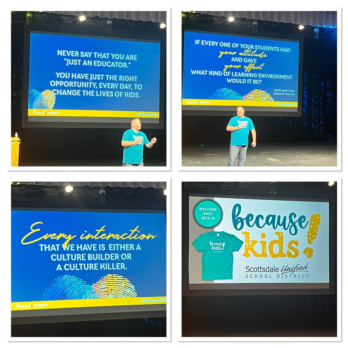 Really inspiring, motivational and uplifting <a href="/ScottsdaleUSD/">Scottsdale Unified School District</a> Back to School Rally this morning!  <a href="/thomascmurray/">Thomas C. Murray</a> was AWESOME! Ready to meet my new scholars Monday and get things started! #authenticEDU