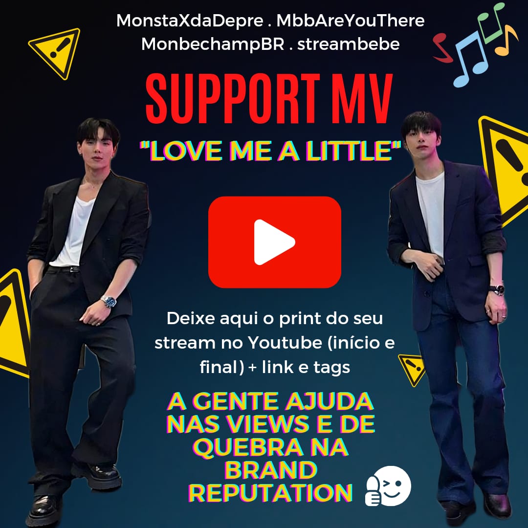 streambebe's tweet image. 🛑SUPPORT #THEUNSEEN 

E hoje é dia de support de novo? Yeahh!! Os meninos estão promovendo!
Bora subir as views de forma orgânica!
Leia os banners e o  post secundário e mãos na massa, mbb💪

🚨Meta: 100 comentários

#SHOWNU #셔누
#HYUNGWON #형원
#몬스타엑스
@OfficialMonstaX