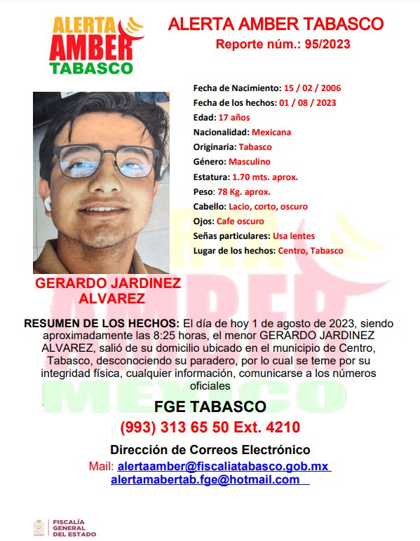 Fiscalía General de Tabasco tweet media