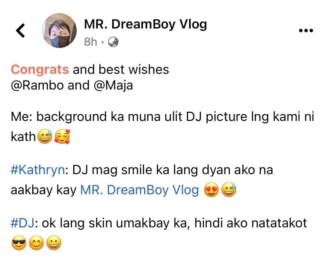DJFPCS_ILOILO's tweet photo. HAHAHAH ! ayon na nga, naging background na nga ung daniel 😂😂
#batangchildsmile #DJFPChildSmile #KathNiel #kathrynbernardo #DanielPadilla https://t.co/F54T6LL8TR