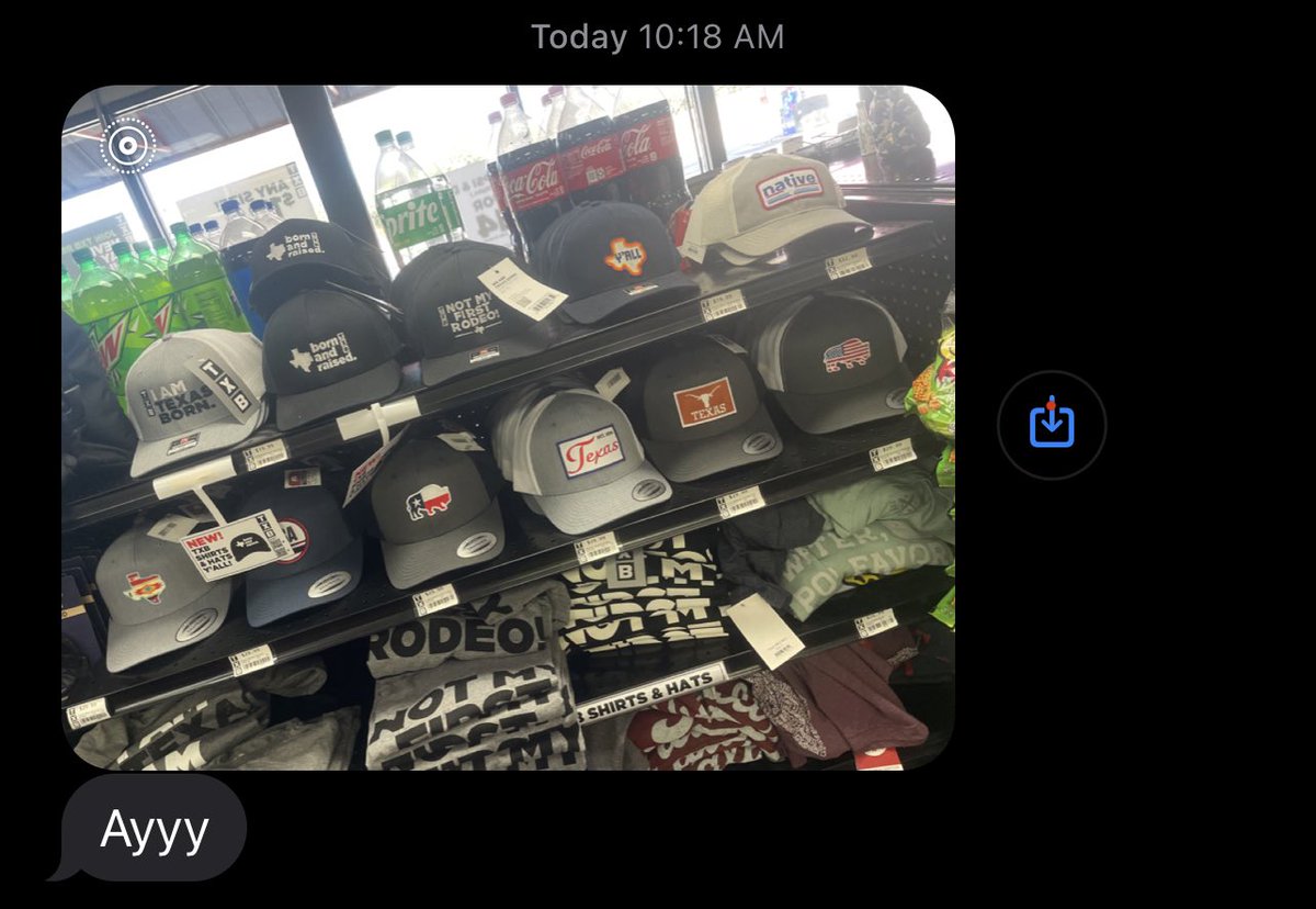 laststandhats's tweet photo. When someone you know sees your hats in a #txb store in Johnson City and they didn’t know you where in there. https://t.co/cdvrMBhV6V