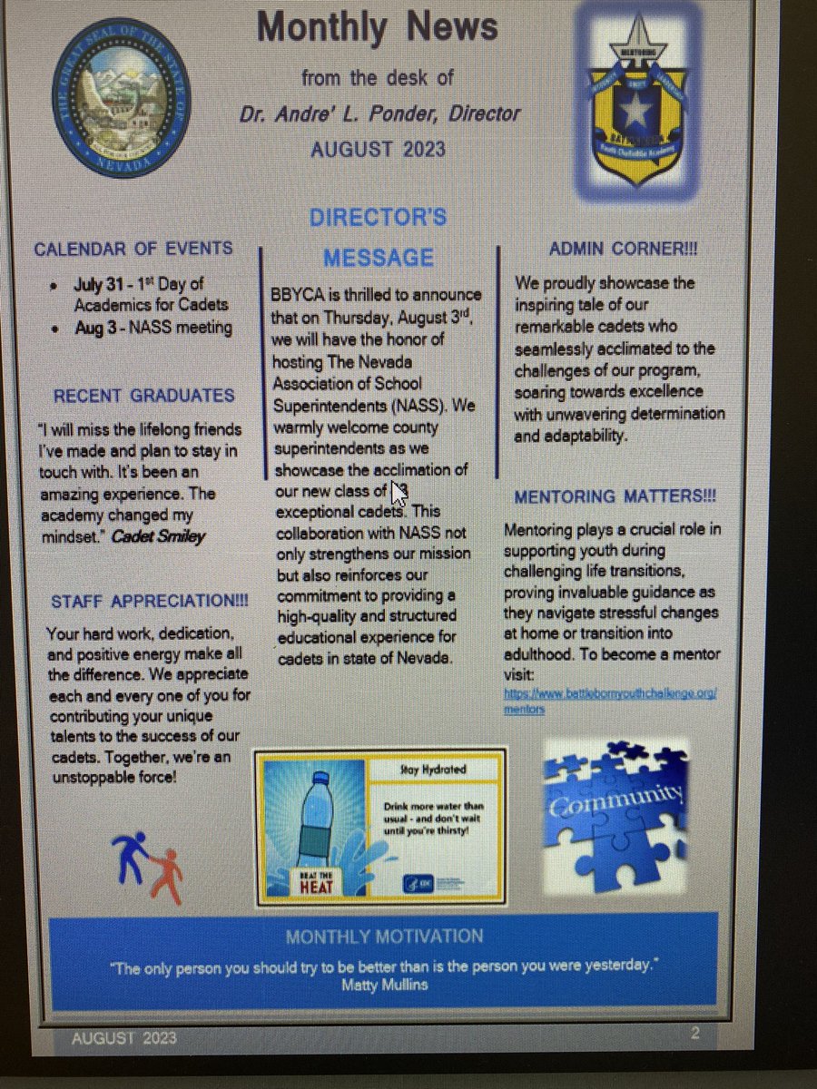Battle Born Youth ChalleNGe Academy tweet media
