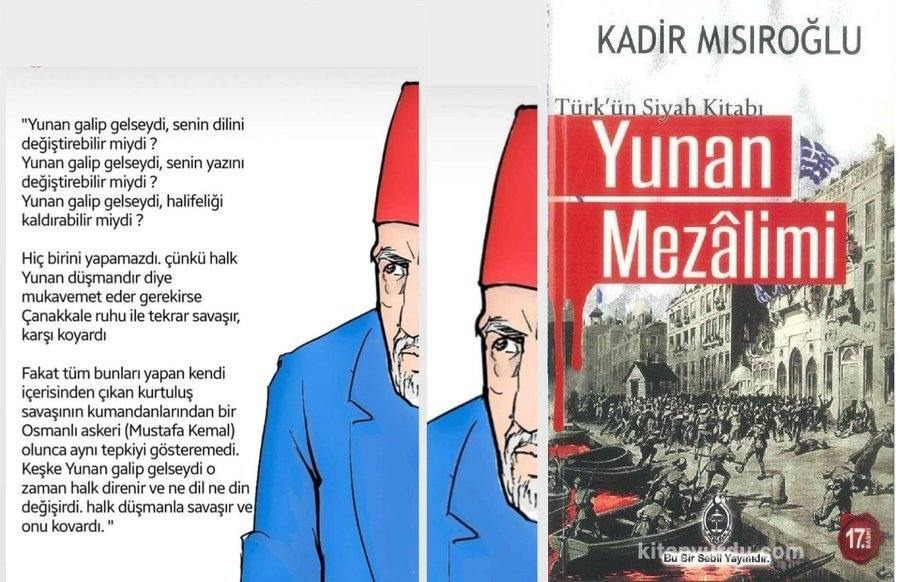 İslam ve Osmanlı düşmanı mustafa kemal,pkk ve fetöcü kemaliste, bi türlü yunan olduklarını anlatamadık!