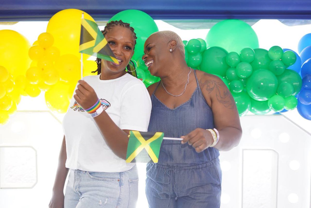 EqualityJa's tweet photo. Now for the AFTER-LYME‼️🌈🎉✨

We are off to a great start to #PrideJA2023

#prideja #equalityja #jflag https://t.co/T5BtXgxpFa