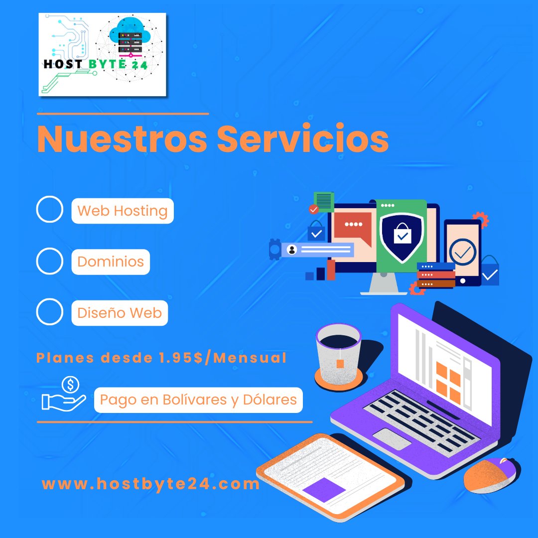 sol_invictus18's tweet photo. 🔍¿Necesitas una web para tú empresa?.

🌐HostByte24 tiene para tí: Dominios. Diseño Web. Correos Corporativos.

Planes de Hosting a partir de 1.95$ Mensuales. 
Visítanos: 
➡️https://t.co/iB38OP44Yk

Nuestras redes:   
@hostbyte24

#hosting #dominios #web #ecommerce #venezuela https://t.co/mMMYq6orcB
