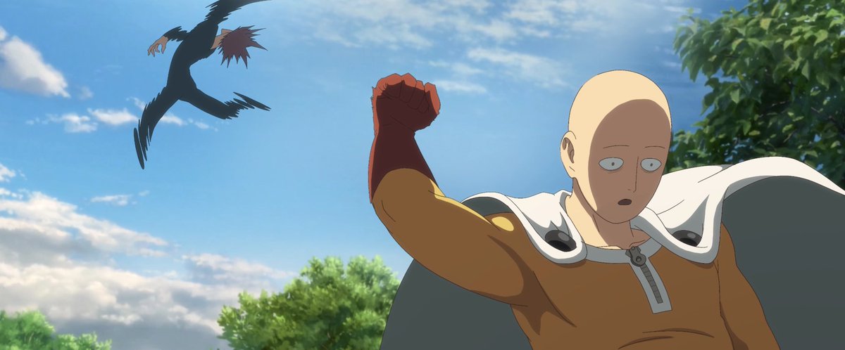 One punch man s3 ep 1 Saitama encounters Garou #anime #OnePunchMan #onepunchmanseason3 #saitama #Garou #saitamavsgarou #animeart