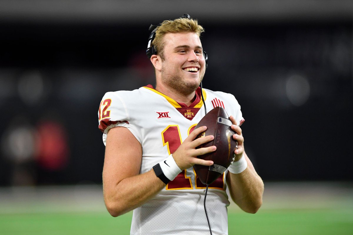 BFWshow's tweet photo. Iowa State QB Hunter Dekker was betting on CFB, including Iowa State games.  

-366 wagers placed
-$2799 in total wagered. https://t.co/7IZs4UJLRy