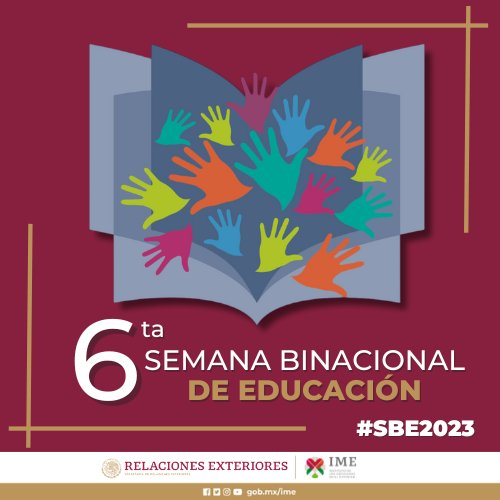Te invitamos a conocer más sobre las actividades que están preparando los Consulados de México en EUA, Canadá y Europa, durante la  6ª Semana Binacional de Educación, del 14 al 18 de agosto.ime.gob.mx/educacion/arti…
<a href="/SRE_mx/">Relaciones Exteriores</a>