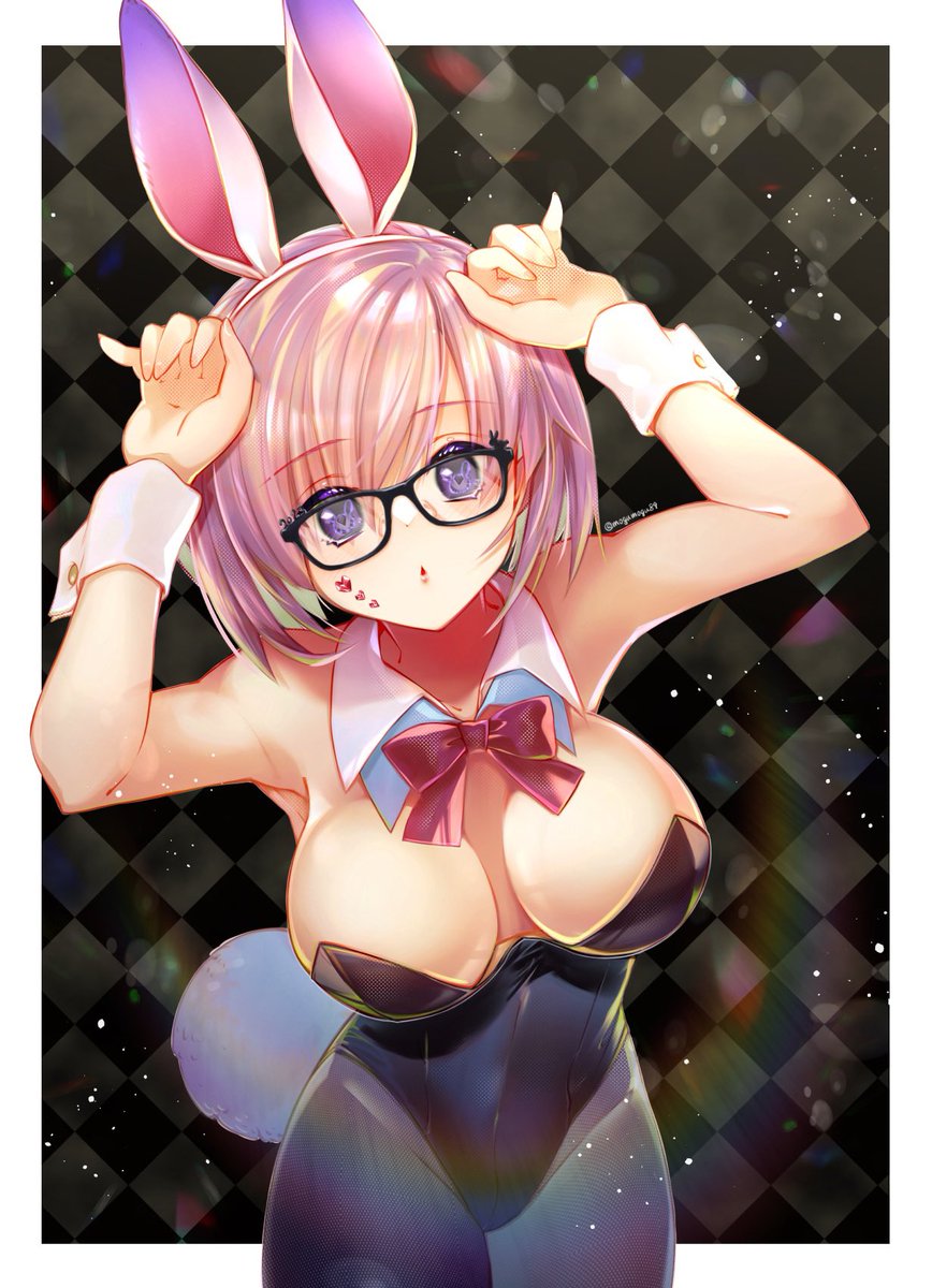 マシュ・キリエライト(Fate) 「#バニーの日 」|ぐーやん🎀skebご依頼募集中！のイラスト