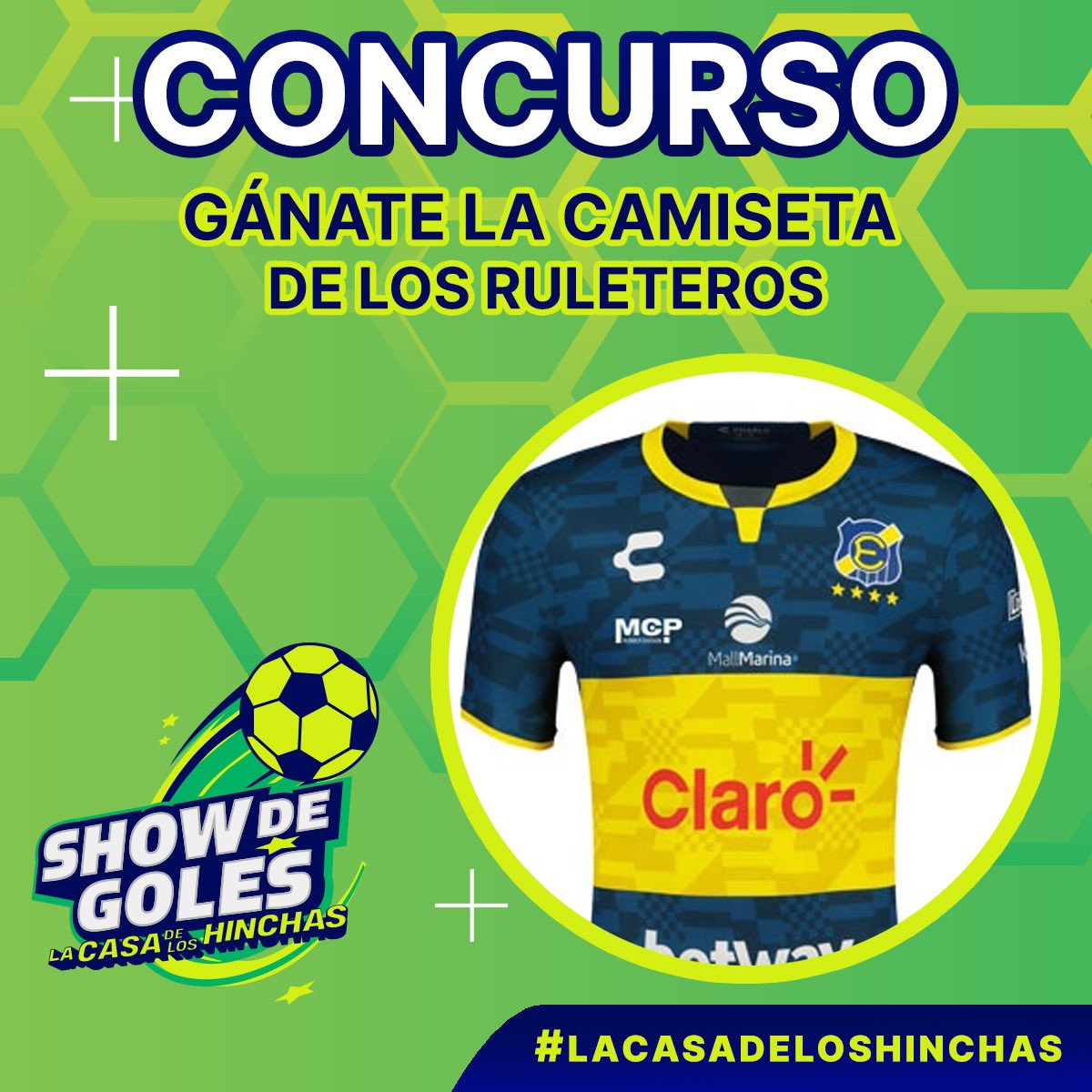 Cómo participar? Muy fácil👇🏾👀

1. Sigue nuestra cuenta <a href="/showdegoles/">daniel fuenzalida</a> 
2. Cuéntanos por qué mereces ganarte la camiseta de <a href="/evertonsadp/">Everton de Viña del Mar</a> 
3. Etiqueta a 3 amigos
4. No olvides usar el #LaCasadelosHinchas