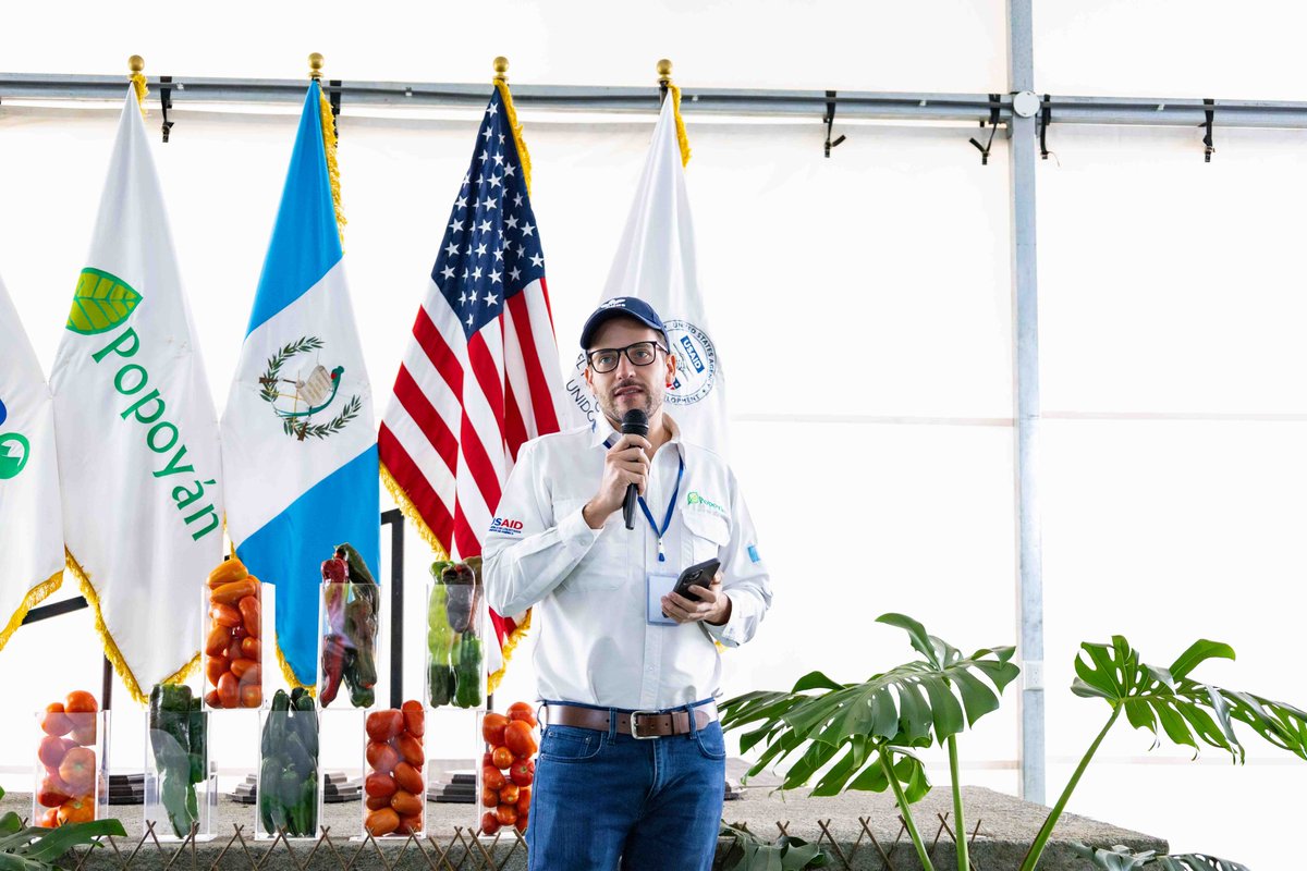 FTFGUAPROINNOVA's tweet photo. Hoy inició el 1er. Congreso de Tomates y Chiles 🍅🫑 en el Altiplano Occidental #FASAGUA - #PROINNOVA. Con charlas y conferencias de #PegónPiloncito, @Popoyán y #MICSA @FeedtheFuture @USAIDGuate https://t.co/yymJxlMSUa