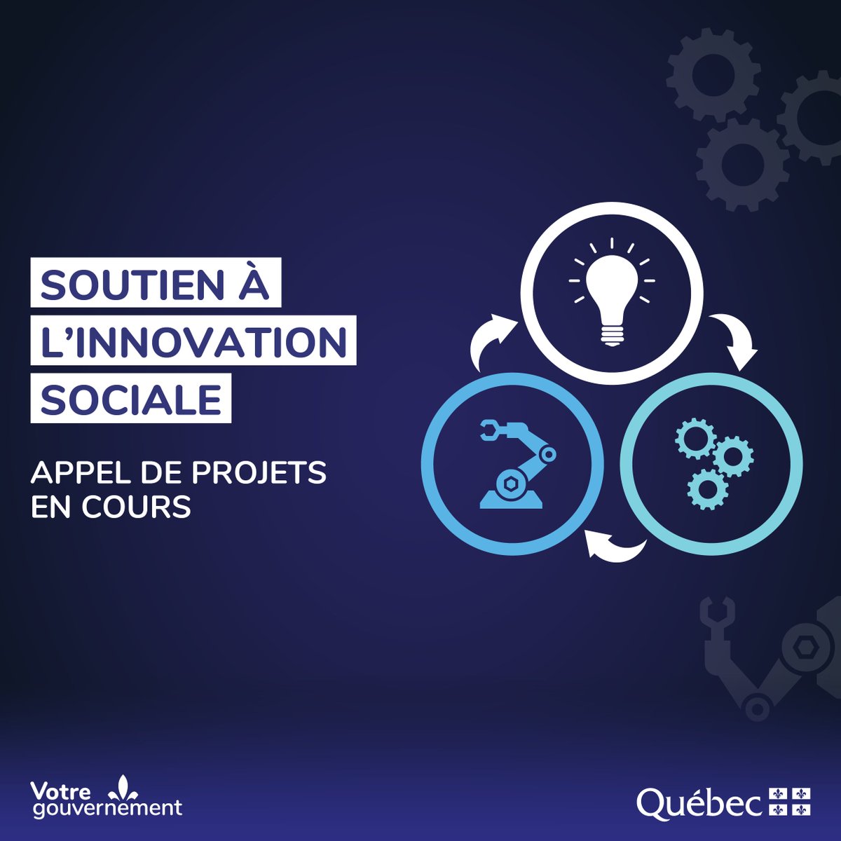 economie_quebec's tweet photo. #Appeldeprojets en innovation sociale
Déposez votre demande d’ici le vendredi 6 octobre 2023, à 23 h 59.
Pour plus de détails 👉https://t.co/kS9fcn3ZNM
#innovation #CCTT #collège #université #innovationsociale #financement #appeldeprojets #technologie https://t.co/TZHGa8EUFt
