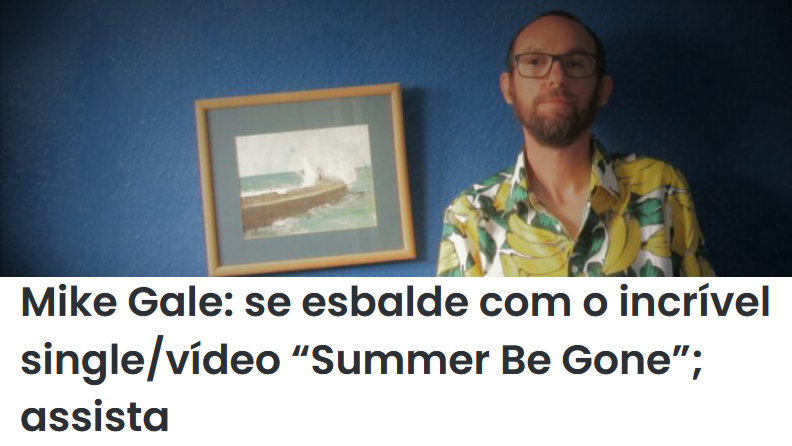 shamelessbuzz's tweet photo. Brazil's #MusicforAll praises #newmusic from #MikeGale @MikeGaleMusic in 'Summer Be Gone', especially its sumptuous chorus within melancholic vibes. Also included is the taster's official video featuring @Kimvi_Nguyen ~ https://t.co/Uckg883Dug https://t.co/ALAdYE6aNf