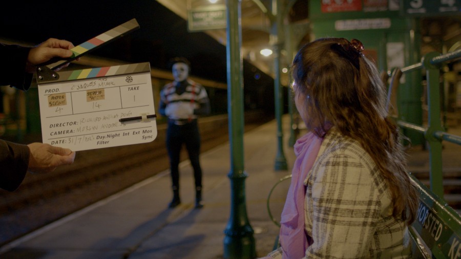 Shot our next #shortfilm last night with <a href="/KayleyRainton/">Kayley Rainton</a> #KarlKennedyWilliams <a href="/morgisbord/">Morgan Films - aka Morgisbord</a> <a href="/CerysBT/">Cerys Burns-Toms</a> #PaulKarlJones #MarkRogers <a href="/RA_Dunford/">RA Dunford</a> Big thanks to <a href="/bluebellrailway/">Bluebell Railway</a>