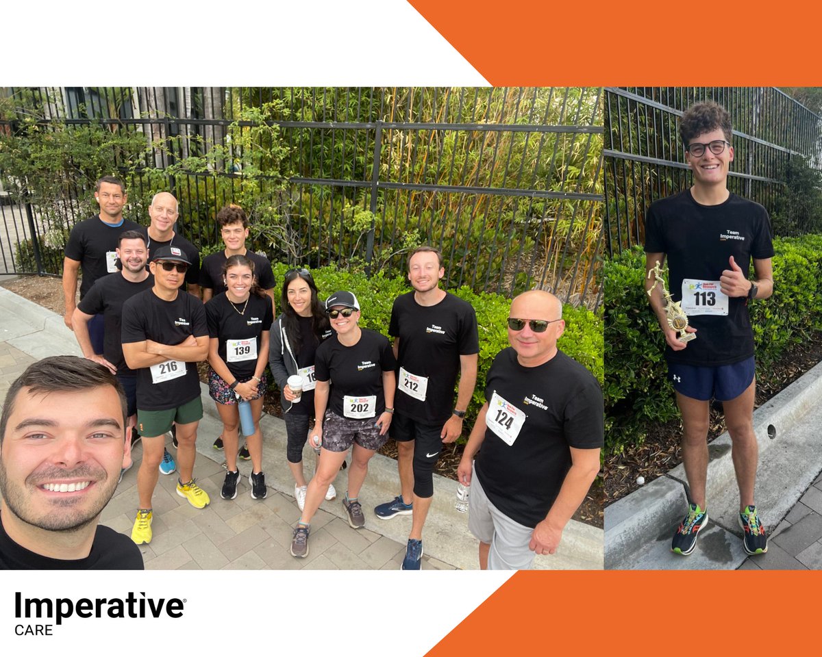ImpCare_Stroke's tweet photo. The Imperative Care team had a blast at the SNIS Foundation 5K Run for Research in sunny San Diego! Congrats to all who finished the race. 🏃🥇
@SNISinfo #RunningForResearch https://t.co/GEoEbzRRdH