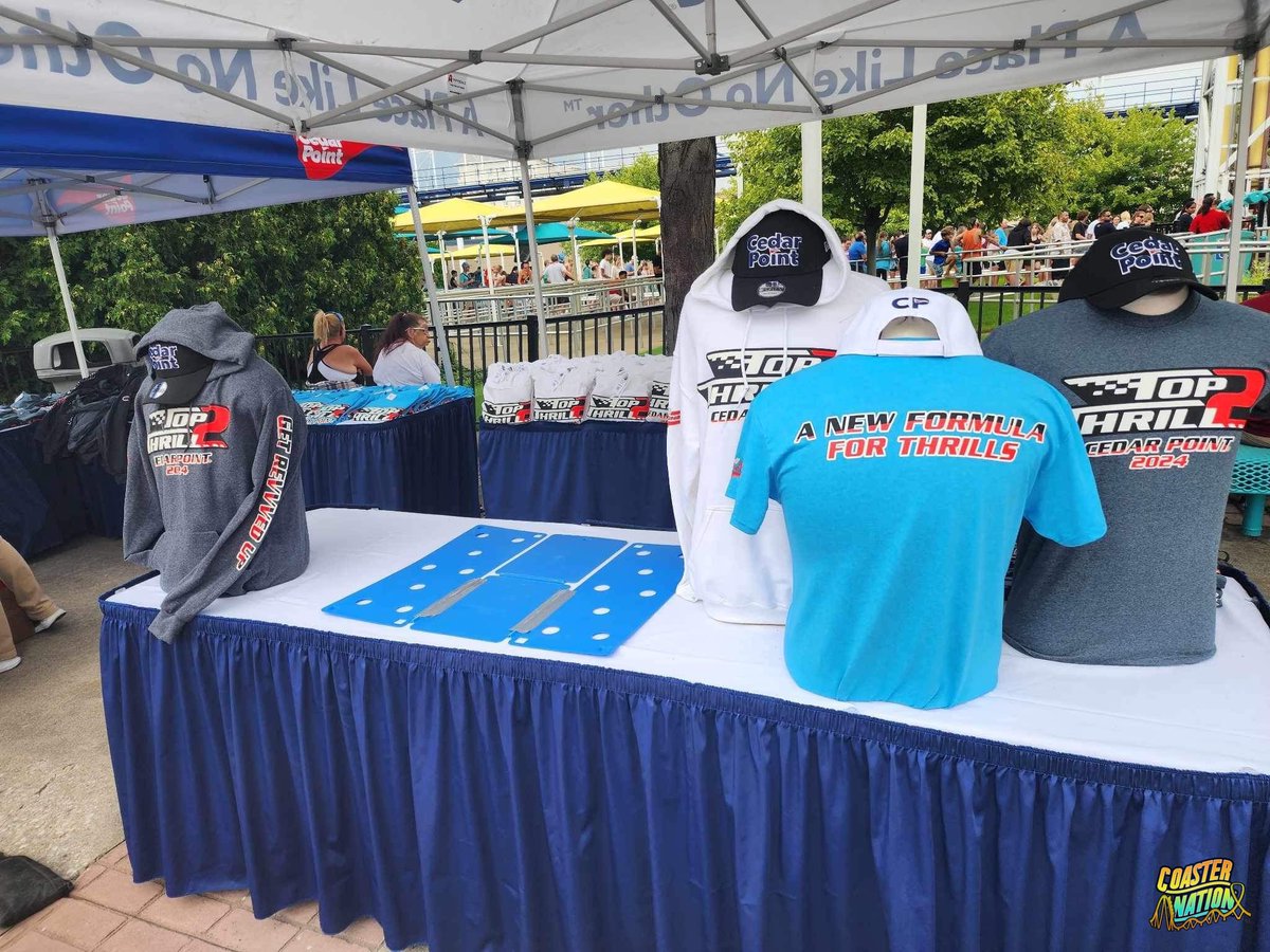 Coaster_Nation's tweet photo. Top Thrill 2 Merch Now Available At @CedarPoint! 

#iheartcp #topthrill2 #coasternation https://t.co/EaGJBTMPvl