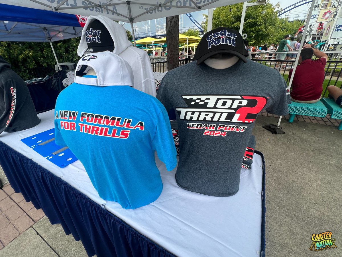 Coaster_Nation's tweet photo. Top Thrill 2 Merch Now Available At @CedarPoint! 

#iheartcp #topthrill2 #coasternation https://t.co/EaGJBTMPvl