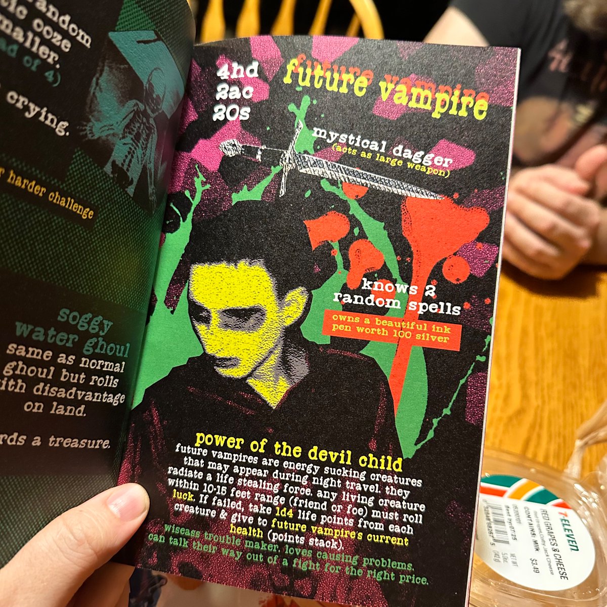 gothmosh's tweet photo. Sean McCabe (ink &amp; dagger) cameo in my book with his brother’s blessing. Going on sale once these nothing master stickers come in the mail https://t.co/CxRf1dQw3q