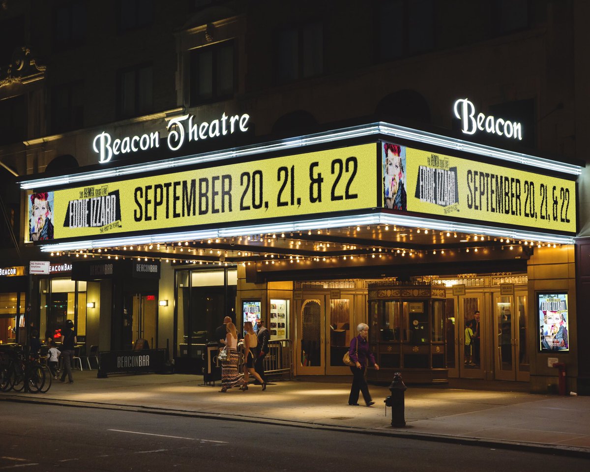 New York, I’ll see you in September for three special shows on my North American #EddieIzzardRemixTour.  Tickets are at eddieizzard.com