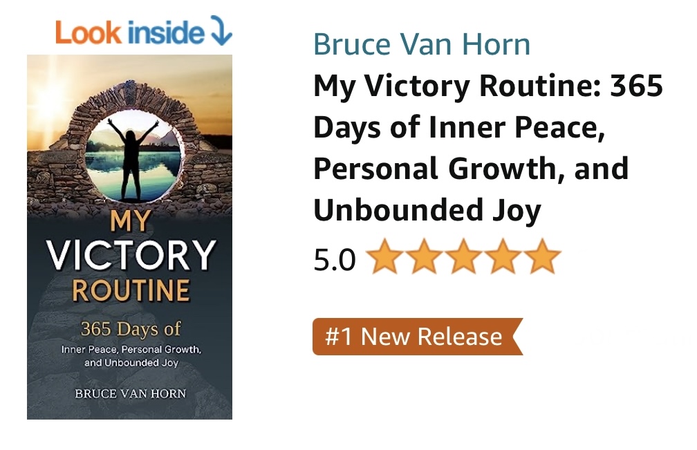Say hello to joy and inner peace! Pre-order the Bestseller "My Victory Routine" for just $0.99! Limited time offer, so don't wait! amzn.to/3rbsEo6 
#MyVictoryRoutine #BookLaunch